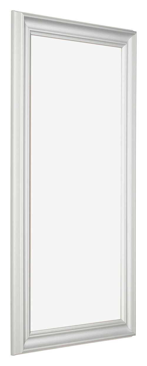 Bilderrahmen 20x40cm Weiss Gewischt MDF Lazio Vorne Schrag | Yourdecoration.at