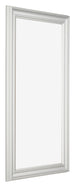 Bilderrahmen 20x40cm Weiss Gewischt MDF Lazio Vorne Schrag | Yourdecoration.at