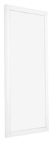 Bilderrahmen 20x40cm Weiss Matt MDF Bologna Vorne Schrag | Yourdecoration.at