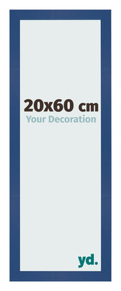 Bilderrahmen 20x60 cm Dunkelblau MDF Bologna Vorne Messe | Yourdecoration.at