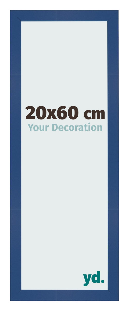 Bilderrahmen 20x60 cm Dunkelblau MDF Bologna Vorne Messe | Yourdecoration.at