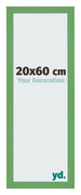 Bilderrahmen 20x60 cm Grun MDF Bologna Vorne Messe | Yourdecoration.at