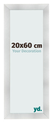Bilderrahmen 20x60cm Aluminium Gebürstet MDF Pisa Vorne Messe | Yourdecoration.at
