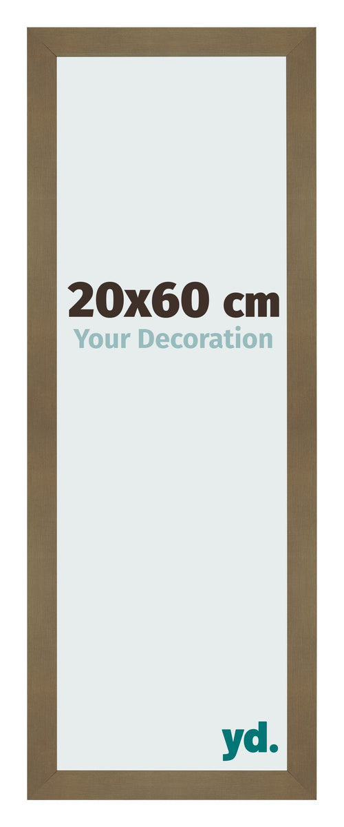 Bilderrahmen 20x60cm Bronze Dekor MDF Bologna Vorne Messe | Yourdecoration.at
