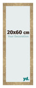 Bilderrahmen 20x60cm Gold Antik MDF Bologna Vorne Messe | Yourdecoration.at
