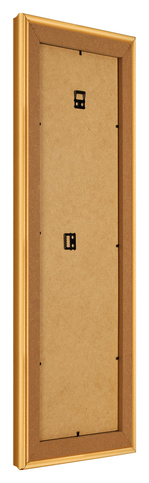 Bilderrahmen 20x60cm Gold Matt MDF Lazio Ruckseite Schrag | Yourdecoration.at