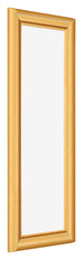 Bilderrahmen 20x60cm Gold Matt MDF Lazio Vorne Schrag | Yourdecoration.at
