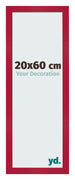 Bilderrahmen 20x60cm Rot MDF Bologna Vorne Messe | Yourdecoration.at