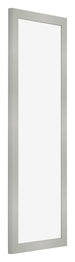 Bilderrahmen 20x60cm Silber Matt MDF Bologna Vorne Schrag | Yourdecoration.at