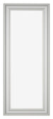 Bilderrahmen 20x60cm Silber Matt MDF Lazio Vorne | Yourdecoration.at