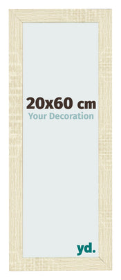 Bilderrahmen 20x60cm Sonoma Eiche MDF Pisa Vorne Messe | Yourdecoration.at