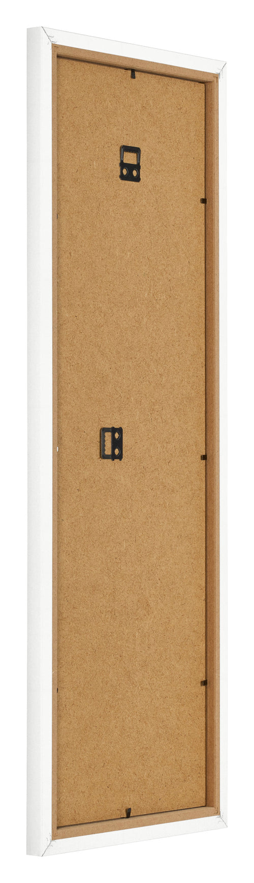 Bilderrahmen 20x60cm Weiss Hochglanz MDF Bologna Ruckseite Schrag | Yourdecoration.at
