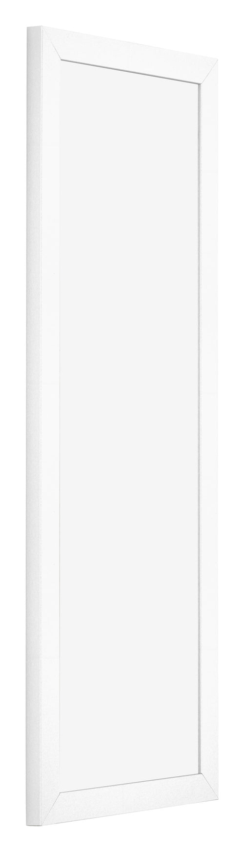 Bilderrahmen 20x60cm Weiss Matt MDF Bologna Vorne Schrag | Yourdecoration.at