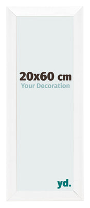 Bilderrahmen 20x60cm Weiß Vintage MDF Pisa Vorne Messe | Yourdecoration.at