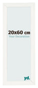 Bilderrahmen 20x60cm Weiß Vintage MDF Pisa Vorne Messe | Yourdecoration.at