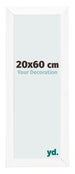 Bilderrahmen 20x60cm Weiß Vintage MDF Pisa Vorne Messe | Yourdecoration.at