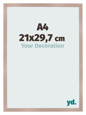 Bilderrahmen 21x29 7 cm A4 Altrosa MDF Bologna Vorne Messe | Yourdecoration.at