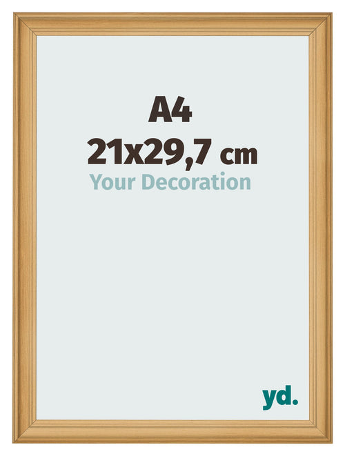 Bilderrahmen 21x29 7cm A4 Kiefer Gemasert MDF Lazio Vorne Messe | Yourdecoration.at