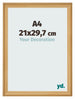 Bilderrahmen 21x29 7cm A4 Kiefer Gemasert MDF Lazio Vorne Messe | Yourdecoration.at