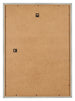 Bilderrahmen 21x29 7cm A4 Silber Matt MDF Bologna Ruckseite | Yourdecoration.at