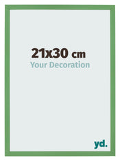Bilderrahmen 21x30 cm Grun MDF Bologna Vorne Messe | Yourdecoration.at