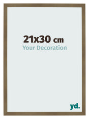 Bilderrahmen 21x30cm Bronze Dekor MDF Bologna Vorne Messe | Yourdecoration.at