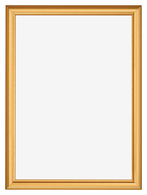 Bilderrahmen 21x30cm Gold Matt MDF Lazio Vorne | Yourdecoration.at