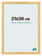 Bilderrahmen 21x30cm Gold Vintage MDF Pisa Vorne Messe | Yourdecoration.at