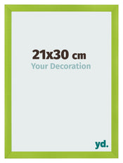 Bilderrahmen 21x30cm Grün MDF Pisa Vorne Messe | Yourdecoration.at