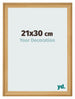 Bilderrahmen 21x30cm Kiefer Gemasert MDF Lazio Vorne Messe | Yourdecoration.at