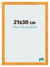 Bilderrahmen 21x30cm Orange MDF Pisa Vorne Messe | Yourdecoration.at