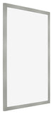 Bilderrahmen 21x30cm Silber Matt MDF Bologna Vorne Schrag | Yourdecoration.at