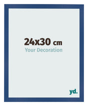 Bilderrahmen 24x30 cm Dunkelblau MDF Bologna Vorne Messe | Yourdecoration.at