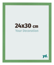 Bilderrahmen 24x30 cm Grun MDF Bologna Vorne Messe | Yourdecoration.at