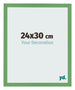 Bilderrahmen 24x30 cm Grun MDF Bologna Vorne Messe | Yourdecoration.at