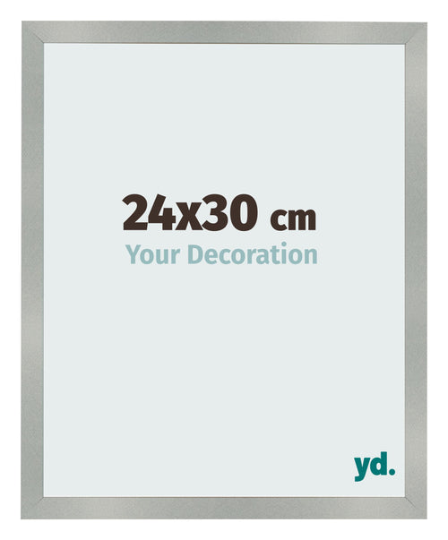 Bilderrahmen 24x30cm Aluminium Gebürstet MDF Bologna Vorne Messe | Yourdecoration.at