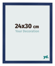 Bilderrahmen 24x30cm Dunkelblau Gewischt MDF Bologna Vorne Messe | Yourdecoration.at