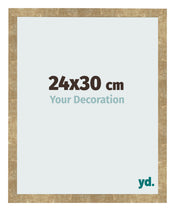 Bilderrahmen 24x30cm Gold Antik MDF Bologna Vorne Messe | Yourdecoration.at