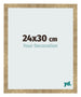 Bilderrahmen 24x30cm Gold Antik MDF Bologna Vorne Messe | Yourdecoration.at