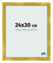 Bilderrahmen 24x30cm Gold Vintage MDF Pisa Vorne Messe | Yourdecoration.at