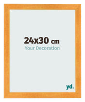 Bilderrahmen 24x30cm Orange MDF Pisa Vorne Messe | Yourdecoration.at