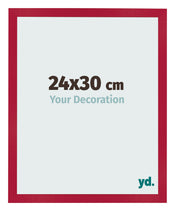 Bilderrahmen 24x30cm Rot MDF Bologna Vorne Messe | Yourdecoration.at