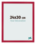 Bilderrahmen 24x30cm Rot MDF Bologna Vorne Messe | Yourdecoration.at