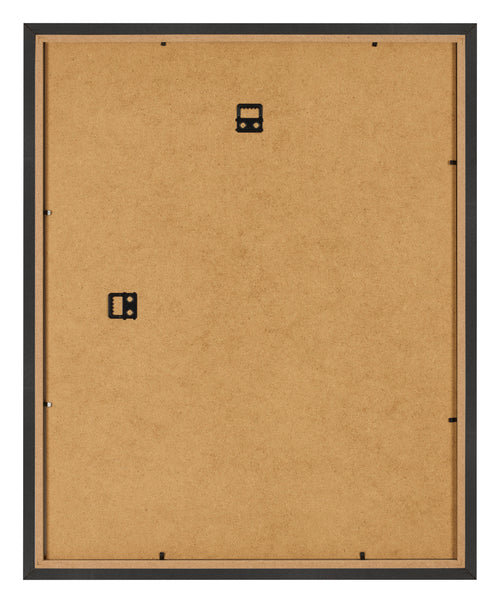 Bilderrahmen 24x30cm Schwarz Matt MDF Bologna Ruckseite | Yourdecoration.at