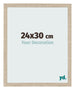 Bilderrahmen 24x30cm Sonoma Eiche MDF Bologna Vorne Messe | Yourdecoration.at