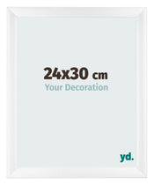 Bilderrahmen 24x30cm Weiß Vintage MDF Pisa Vorne Messe | Yourdecoration.at