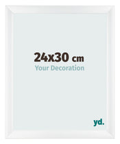 Bilderrahmen 24x30cm Weiß Vintage MDF Pisa Vorne Messe | Yourdecoration.at