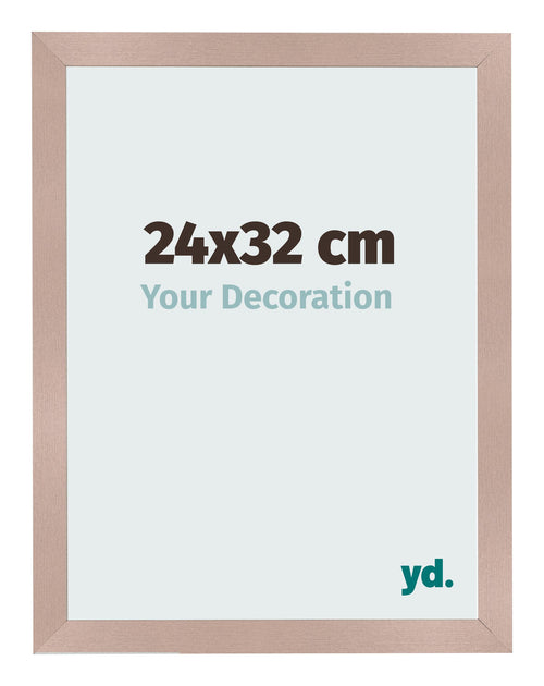 Bilderrahmen 24x32 cm Altrosa MDF Bologna Vorne Messe | Yourdecoration.at