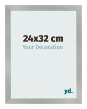 Bilderrahmen 24x32cm Aluminium Gebürstet MDF Bologna Vorne Messe | Yourdecoration.at