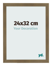 Bilderrahmen 24x32cm Bronze Dekor MDF Bologna Vorne Messe | Yourdecoration.at
